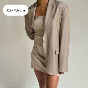 DJERF AVENUE Forever Blazer Oat, Small NWT
